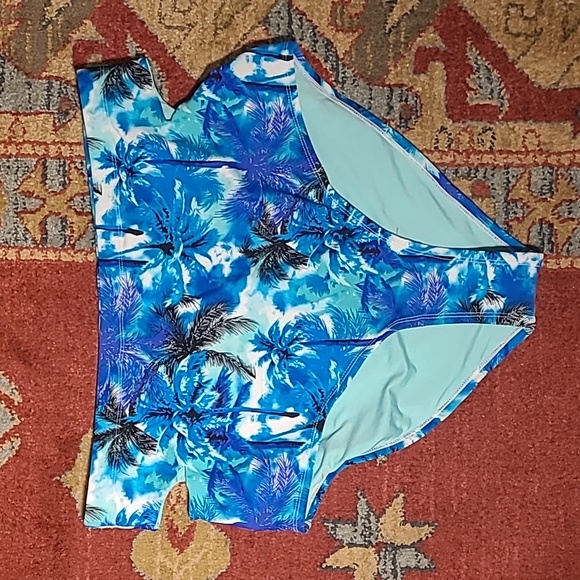 NWT FOREVER 21 PLUS SIZE TURQUOISE BLUE BIKINI - Picture 7 of 8